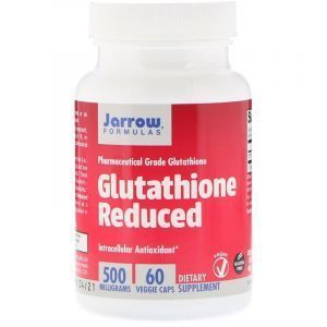 Глутатион, Glutathione Reduced, Jarrow Formulas, 500 мг, 60 капсул