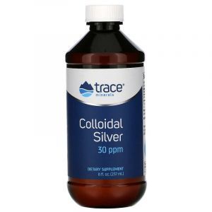 Коллоидное серебро, Colloidal Silver, Trace Minerals Research, 30 PPM, 237 мл.