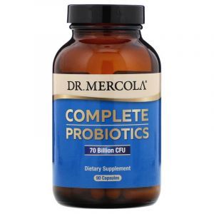 Пробиотики для расщепления лактозы, Complete Probiotics, Dr. Mercola, 90 капсул