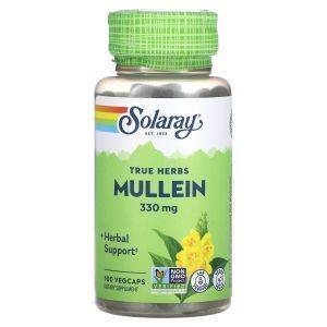Коровяк, Mullein, Solaray, 330 мг, 100 капсул (Default)