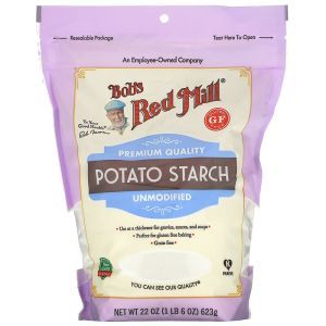 Крахмал картофельный, Potato Starch, Bob's Red Mill, немодифицированный, без глютена,  623 г
