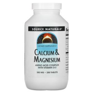 Кальций и магний, Source Naturals, 250 таблеток