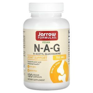 Ацетилглюкозамин, N-A-G, Jarrow Formulas, 700 мг, 120 капсул
