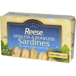 Филе сардины в оливковом масле, Skinless & Boneless Sardines, Reese, 125 г