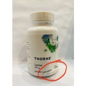 Лизин, L-Lysine, Thorne Research, 60 капсул (Default)