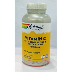 Витамин С с биофлавоноидами, Vitamin C, Solaray, концентрат, 1000 мг, 250 капсул (Default)
