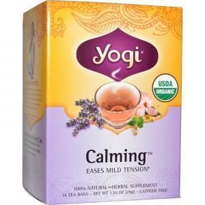 Успокаивающий чай, Calming, Yogi Tea, 16 чайных пакетиков, 29 г